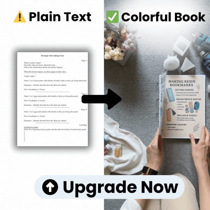 Upgrade From Advanced Black And White Notes To 1.000+ Colorful Beginner Friendly Notes